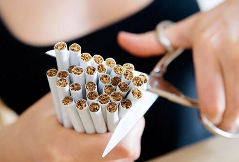 Entscheedend Stopp vun Zigaretten ouni Pillen a Flecken